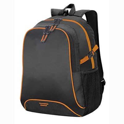 OSAKA BACKPACK RUCKSACK in Black & Orange