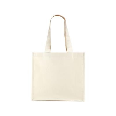 PAA 100% CANVAS LAMINATED ECO SHOPPER 10OZ BAG with Full Gusset & Long Cotton Webbing Handles
