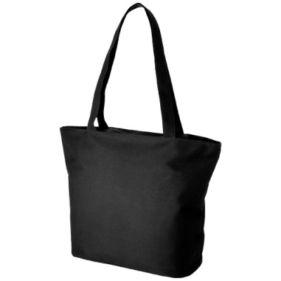 PANAMA ZIPPERED TOTE BAG 20L in Solid Black