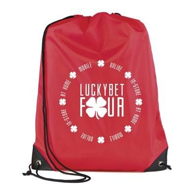 PEGASUS PLUS DRAWSTRING BAG in Red