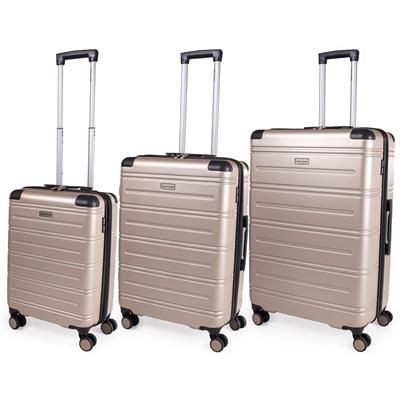 PIERRE CARDIN 3 PIECE ABS TROLLEY SET