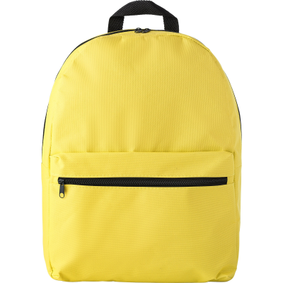 POLYESTER (600D) BACKPACK RUCKSACK in Yellow
