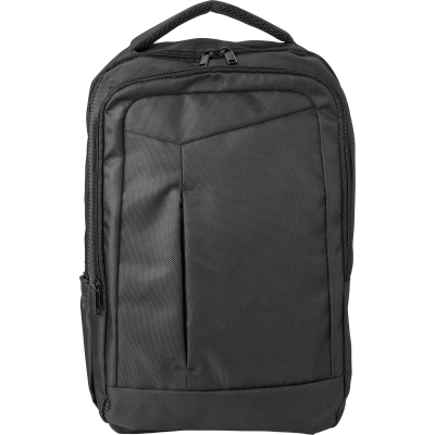 POLYESTER BACKPACK RUCKSACK in Black