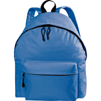 POLYESTER BACKPACK RUCKSACK in Blue 