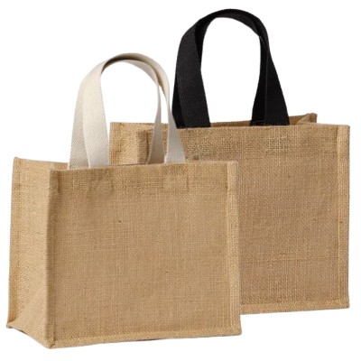 PROMO KING ECO FRIENDLY JUMBO JUTE SHOPPER TOTE BAG FOR LIFE