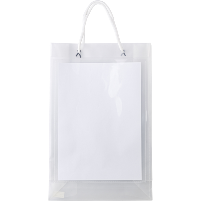 PROMOTIONAL & EXHIBITION BAG with Pocket in Neutral