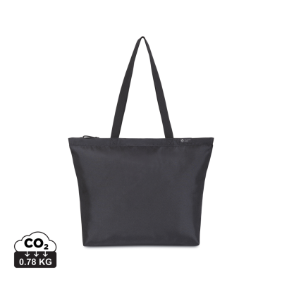 RENEW AWARE™ RPET TOTE in Black - PROMOTIONAL CORPORATE GIFT