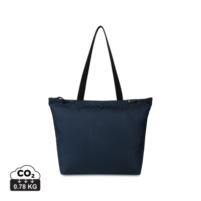 RENEW AWARE™ RPET TOTE in Navy - PROMOTIONAL CORPORATE GIFT