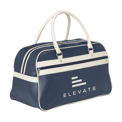RETROSPORT SPORTS BAG in Blue & Beige