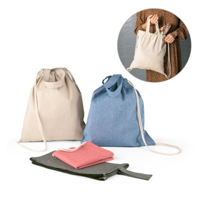 RISSANI DRAWSTRING BAG with Recycled Cotton