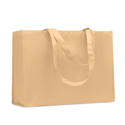 RPET NON-WOVEN SHOPPER TOTE BAG in White