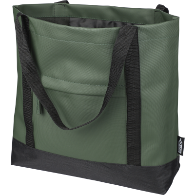 RPET POLYESTER TOTE BAG in Green