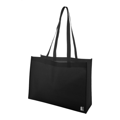 RPET SHOPPER TOTE BAG in Black