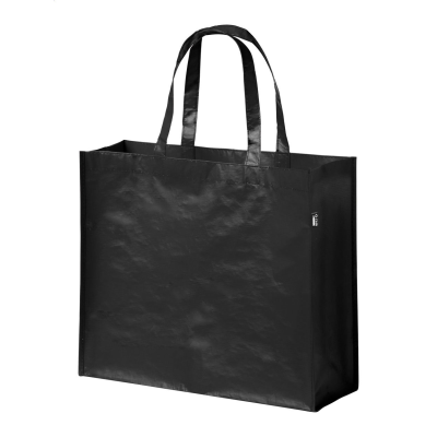 RPET SHOPPER TOTE BAG in Black
