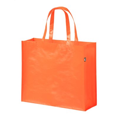 RPET SHOPPER TOTE BAG in Orange
