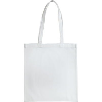 SANDGATE ECO 7OZ COTTON TOTE SHOPPER in White