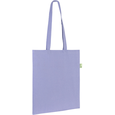 SEABROOK ECO 5OZ RECYCLED COTTON TOTE in Purple Lilac