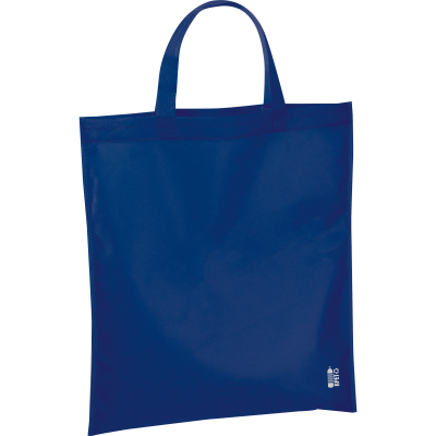 SHOPPER TOTE BAG MADE OF RECYCLED NON-WOVEN in Darkblue 