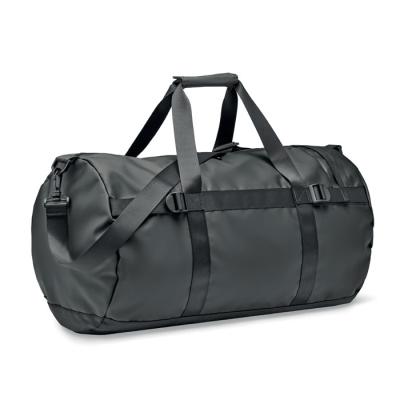 SPORTS BAG in 50C Tarpaulin in Black