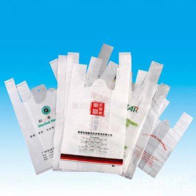 SUPERMARKET PLASTIC VEST & T-SHIRT STYLE BAGS