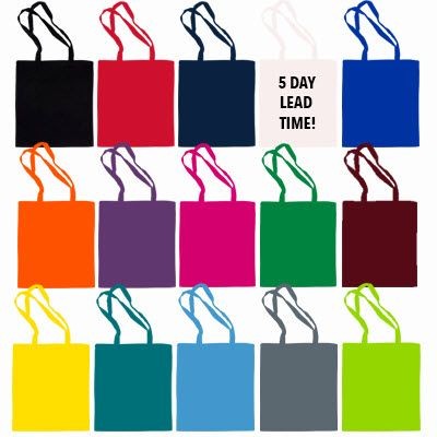 SUSTAINABLE ARLEY BIODEGRADABLE COLOUR DYED COTTON SHOPPER TOTE BAG FOR LIFE