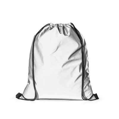 SYROS POLYESTER REFLECTIVE BAG in Satin Silver