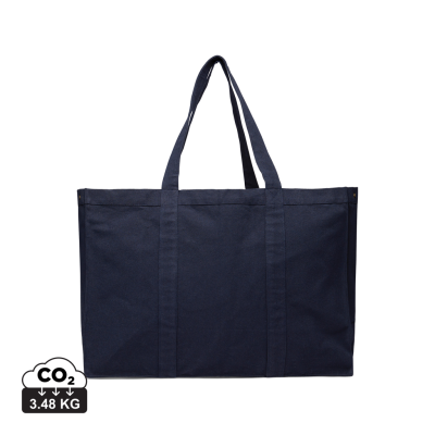 VINGA HILO AWARE™ RECYCLED CANVAS MAXI TOTE BAG in Navy Blue