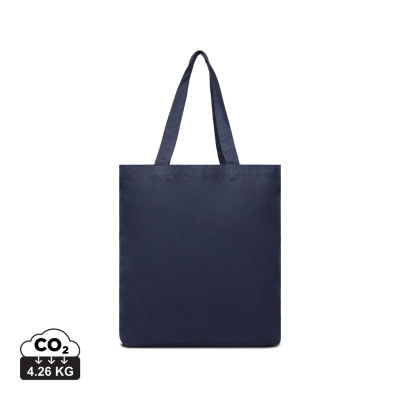 VINGA HILO AWARE™ RECYCLED CANVAS TOTE BAG in Navy Blue