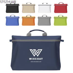 ZIPPED DOCUMENT BAG
