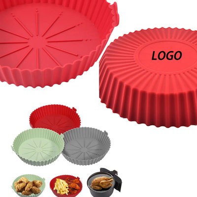 REUSABLE ECO-FRIENDLY AIR FRYER SILICONE PAN BAKEWARE