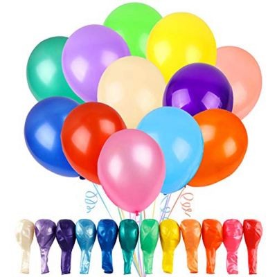 12 INCH THICKEN RAINBOW LATEX BALLOONS