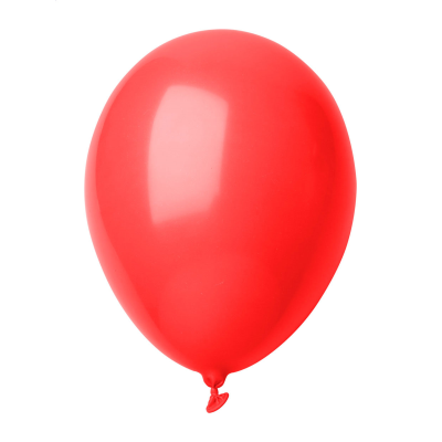 BALLOON, PASTEL COLOUR in Red