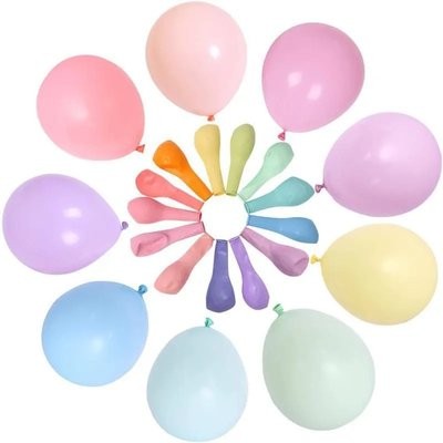 PASTEL COLORFUL LATEX PARTY BALLOONS