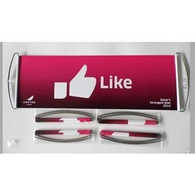 HAND-HELD ROLLER BANNER