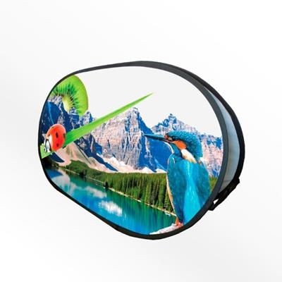 LARGE OVAL POP OUT BANNER