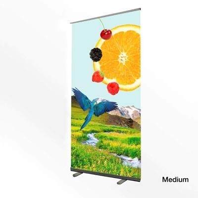 MEDIUM DELUXE PULL UP ROLLER BANNER