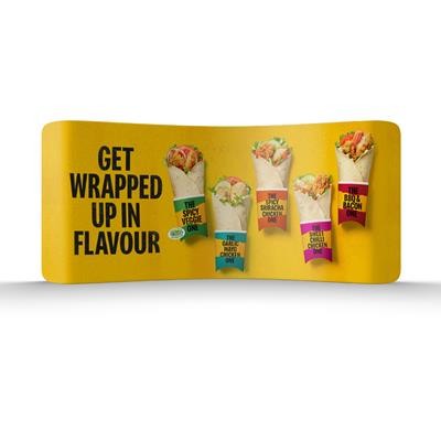 SOFT TOUCH CURVE FABRIC DISPLAY - 5M