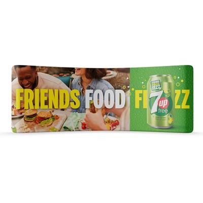 SOFT TOUCH CURVE FABRIC DISPLAY - 6M