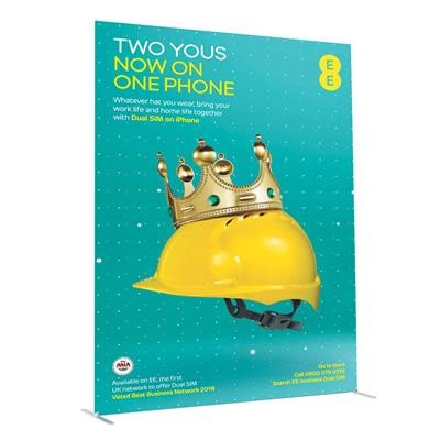 SOFT TOUCH FABRIC LIGHT BANNER STAND - 1500MM WIDE