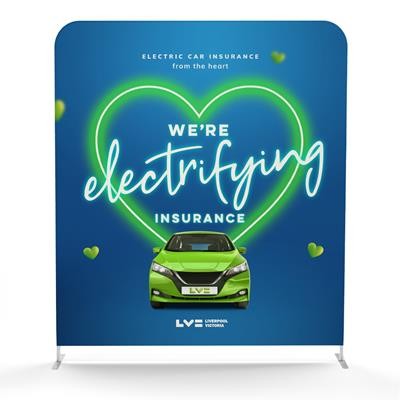 SOFT TOUCH STRAIGHT FABRIC DISPLAY - 2M