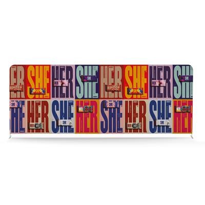 SOFT TOUCH STRAIGHT FABRIC DISPLAY - 6M