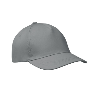 5 PANEL BASEBALL CAP in Grey