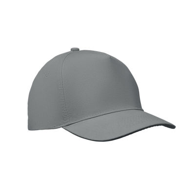 5 PANEL BASEBALL CAP in Grey
