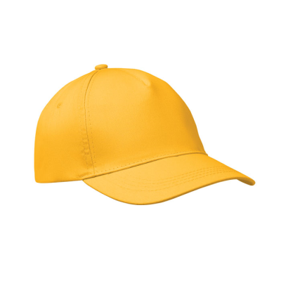 5 PANEL BASEBALL CAP in Yellow