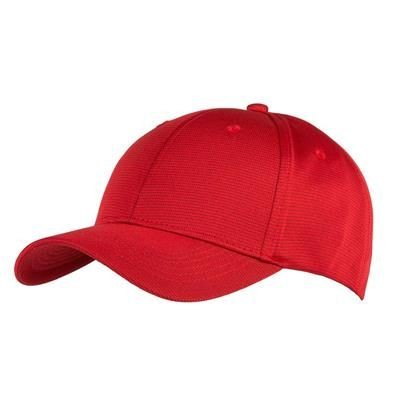 6 PANEL BAMBOO-CHARCOAL CAP in Red