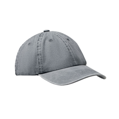 6 PANEL BASEBALL CAP 265 GR & M² in Grey