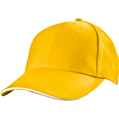 6-PANEL BASEBALL CAP SAN FRANCISCO in Yellow 