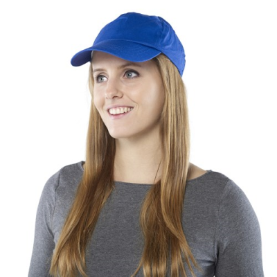 BASEBALL CAP, COTTON TWILL in Cobalt Blue