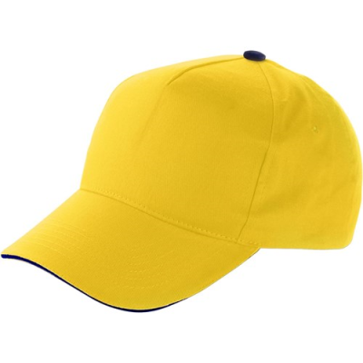 BASEBALL CAP with Sandwich Peak in Yellow