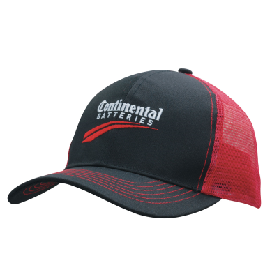 BREATHABLE POLY TWILL WITH MESH BACK